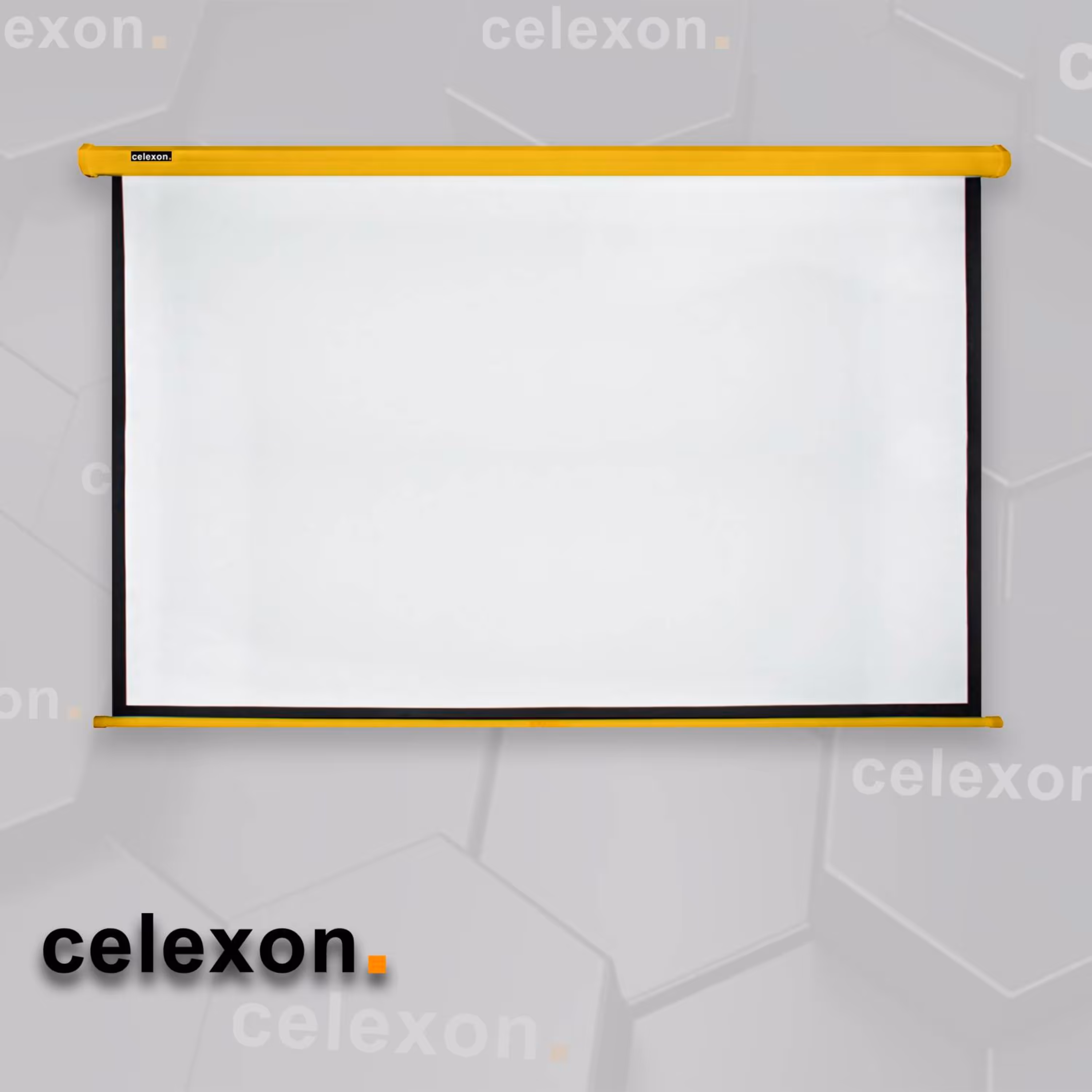 پرده نمایش طلایی برقی سلکسون مدل CS200AG