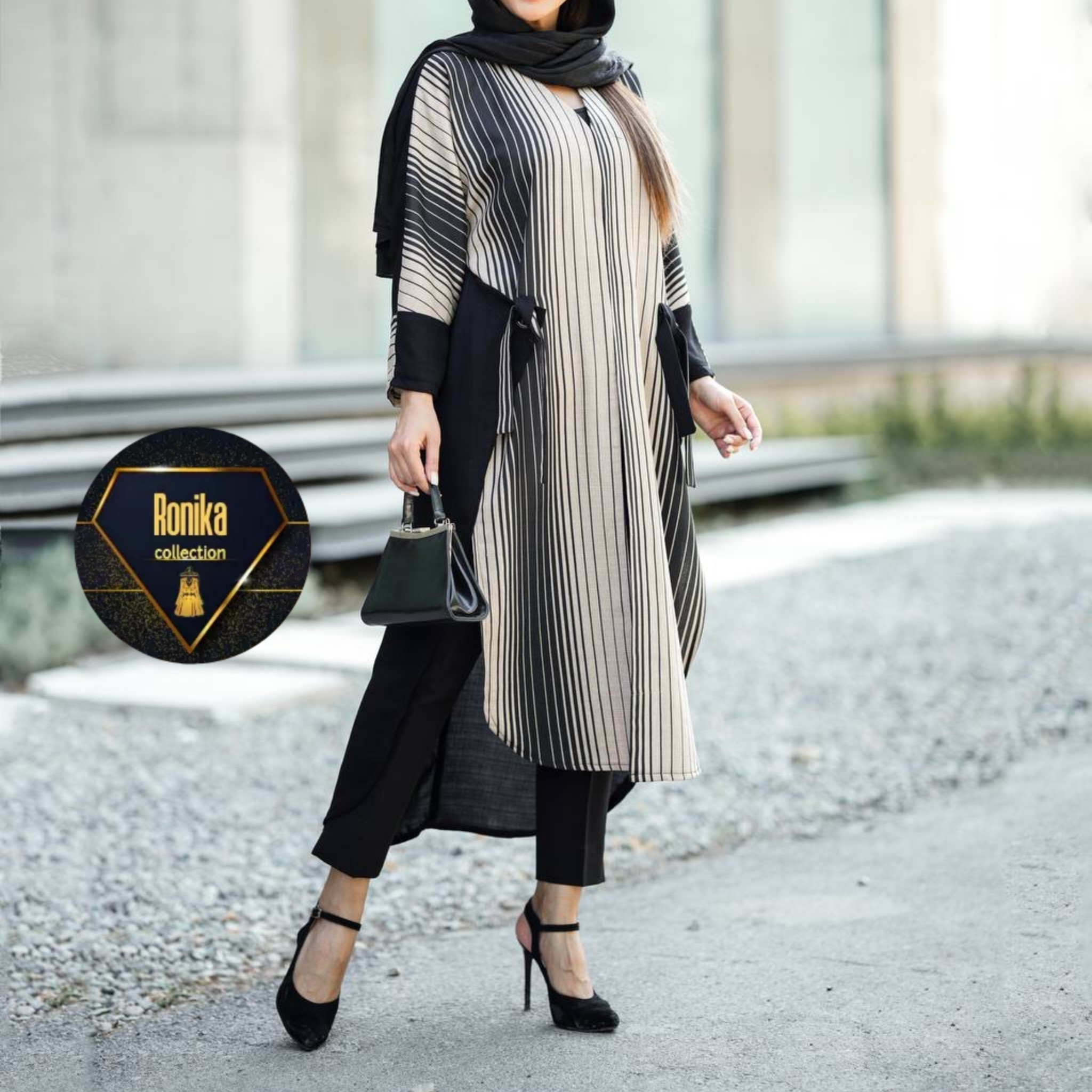 مانتو زنانه پارچه شانتون پشت صوفیا مناسب سایز 44 تا 56