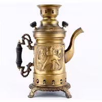 سماور زغالی مدل قلم ظرفیت 2 لیتر
