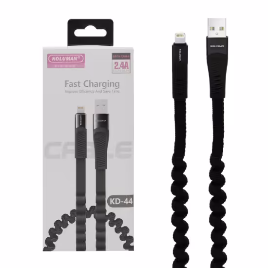 کابل تبدیل USB به لایتنینگ کلومن مدل kd-44 طول 1 متر