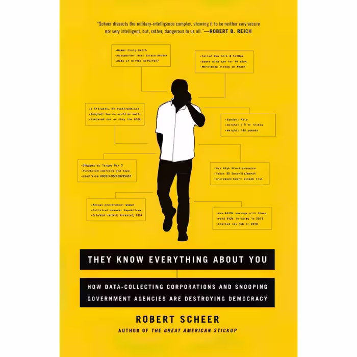 کتاب زبان اصلی They Know Everything About You اثر Rob Scheer