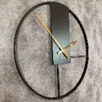 ساعت مدرن دیواری H208 فلزی با رنگ کوره ای استاتیک با سفارش سازی اندازه و رنگ