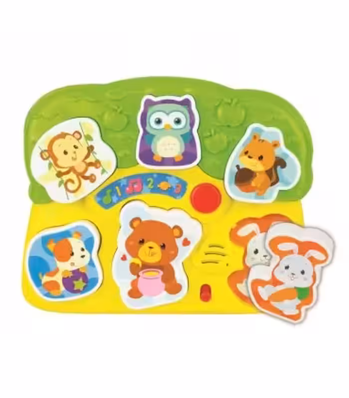 پازل موزیکال حیوانات وین فان Winfun Lights 'N Sounds Animal Puzzle