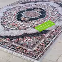 فرش ماشینی طرح ناردون رنگ فیلی اصل 700شانه تراکم2550 نخ اکریلیک