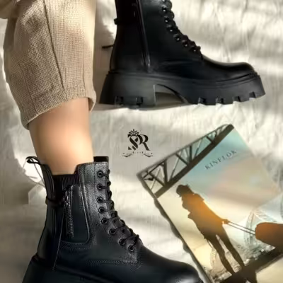 نیم بوت بغل زیپ