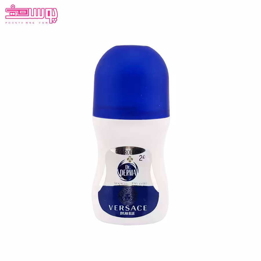 مام رول ضد تعریق مردانه Versace Dylan Blue دکتر درما حجم 50ml