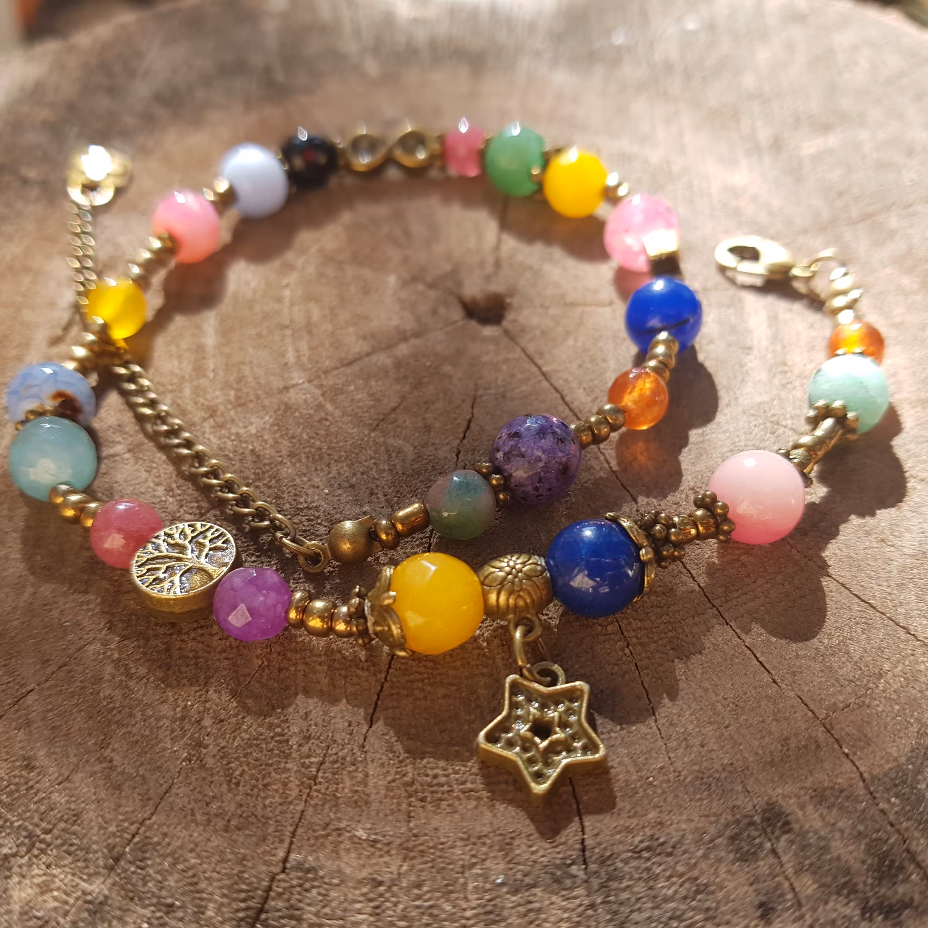 دستبند سنگ دور پیچ