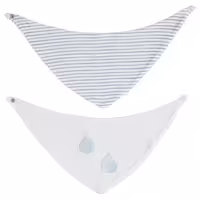 ست پیشبند دستمال گردنی نوزاد دو عددی کد 75094 بی بیبی Bi Baby