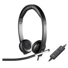 هدست باسیم لاجیتک مشکی Headset Gaming Logitech  H650e Stereo