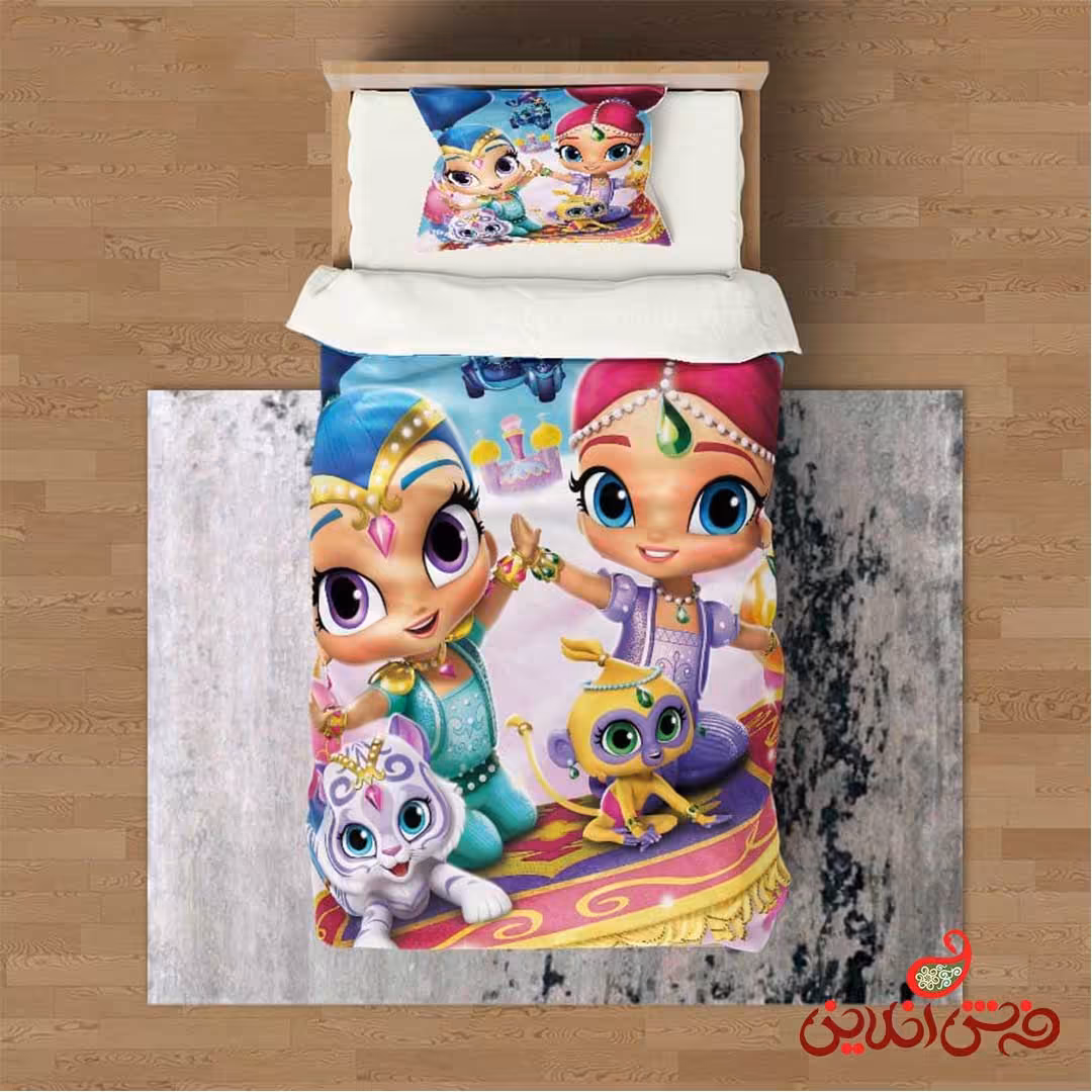 روتختی طرح دخترها و میمون پلنگ  کد 2954