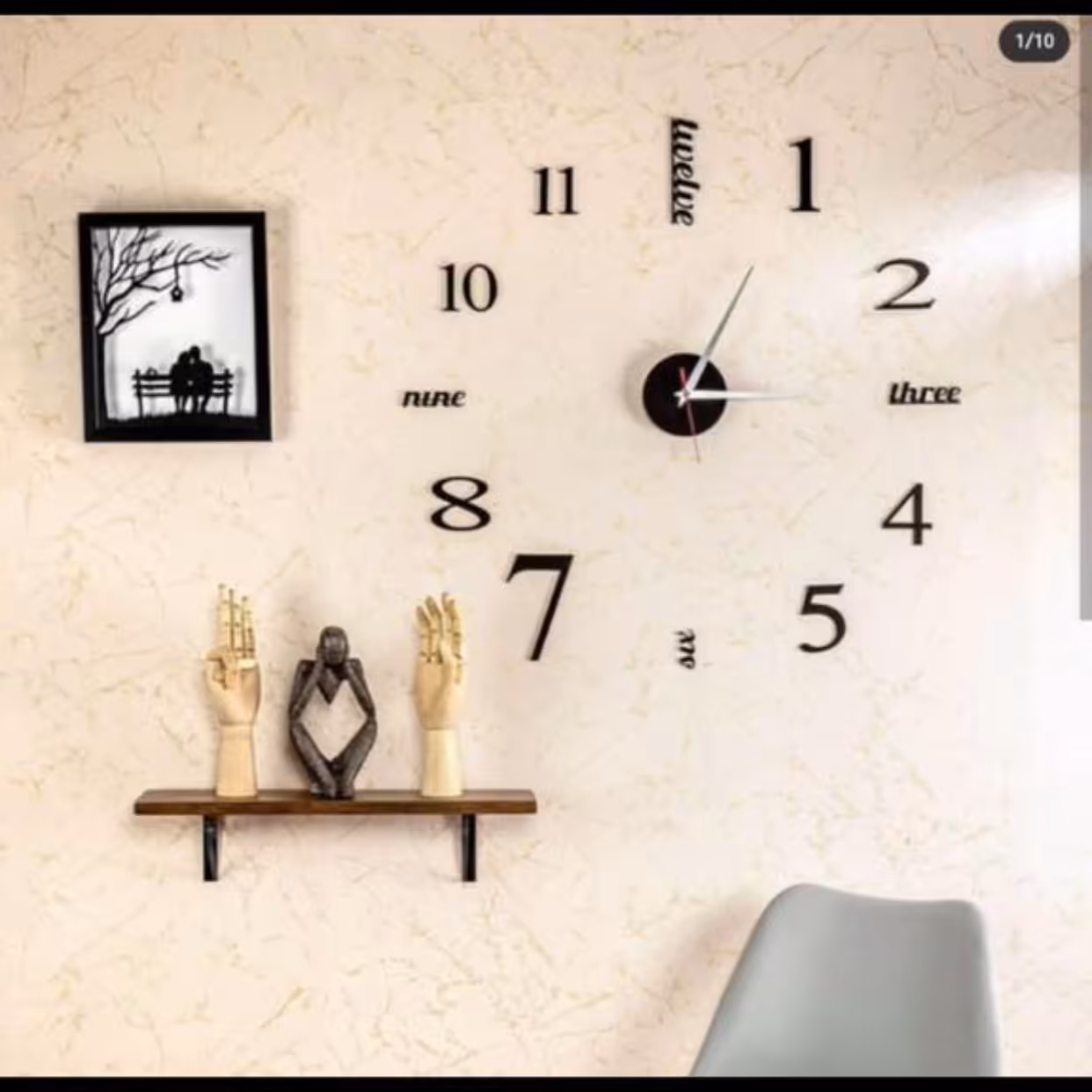 ساعت پازلی اعداد