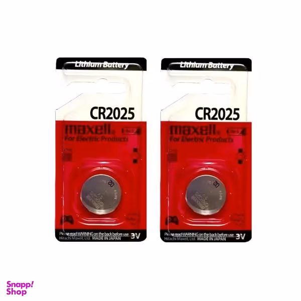 باتری سکه ای مکسل مدل CR2025 بسته 2 عددی