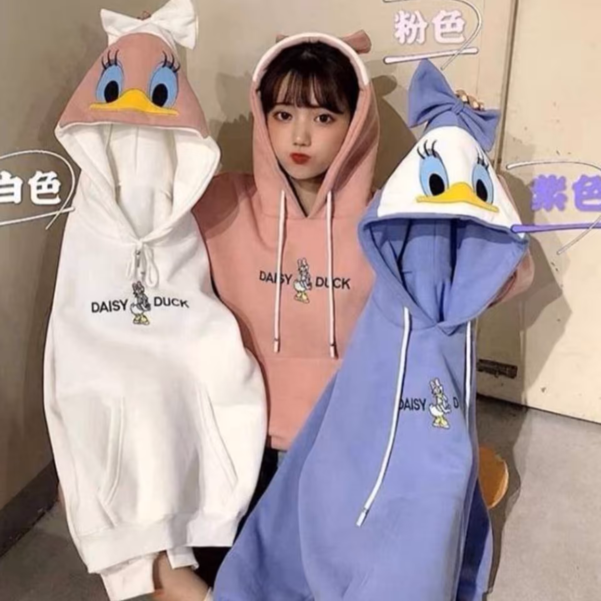 هودی دخترانه اردکی درجه یک تضمینی با کیفیت بدون ابرفت وارداتی تک رنگ صورتی 