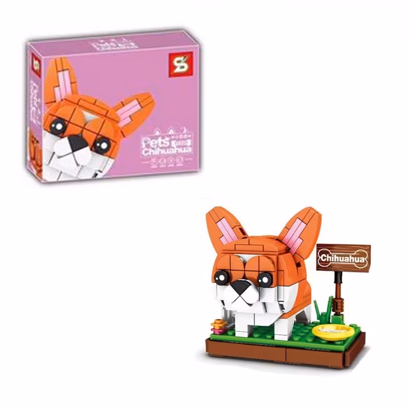 اسباب بازی لگو 158 تکه مدل سگ چیواوا کد 7722C