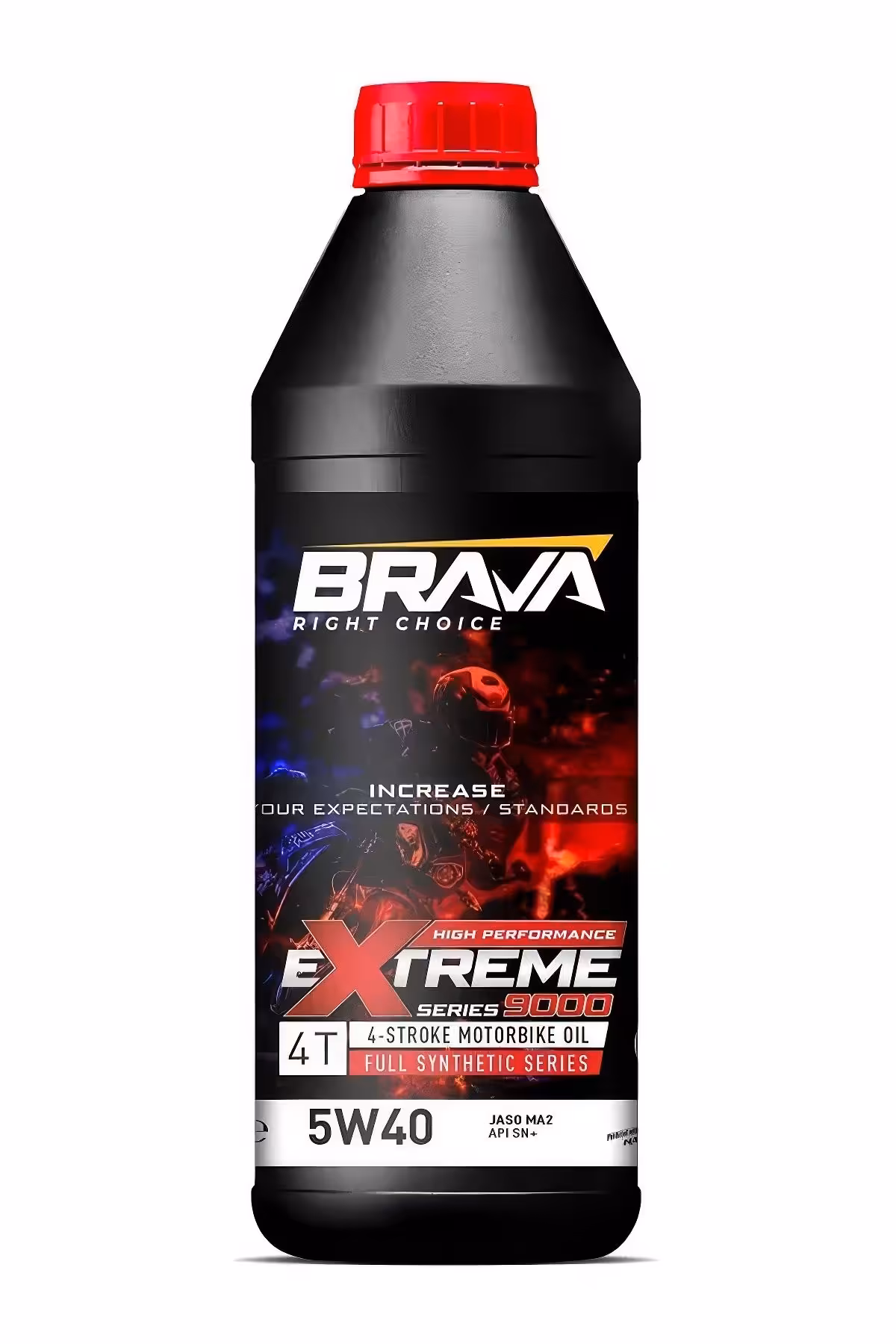 روغن و مکمل موتور EXTREME 9000 4T 5W40 20X 1 LT Brava