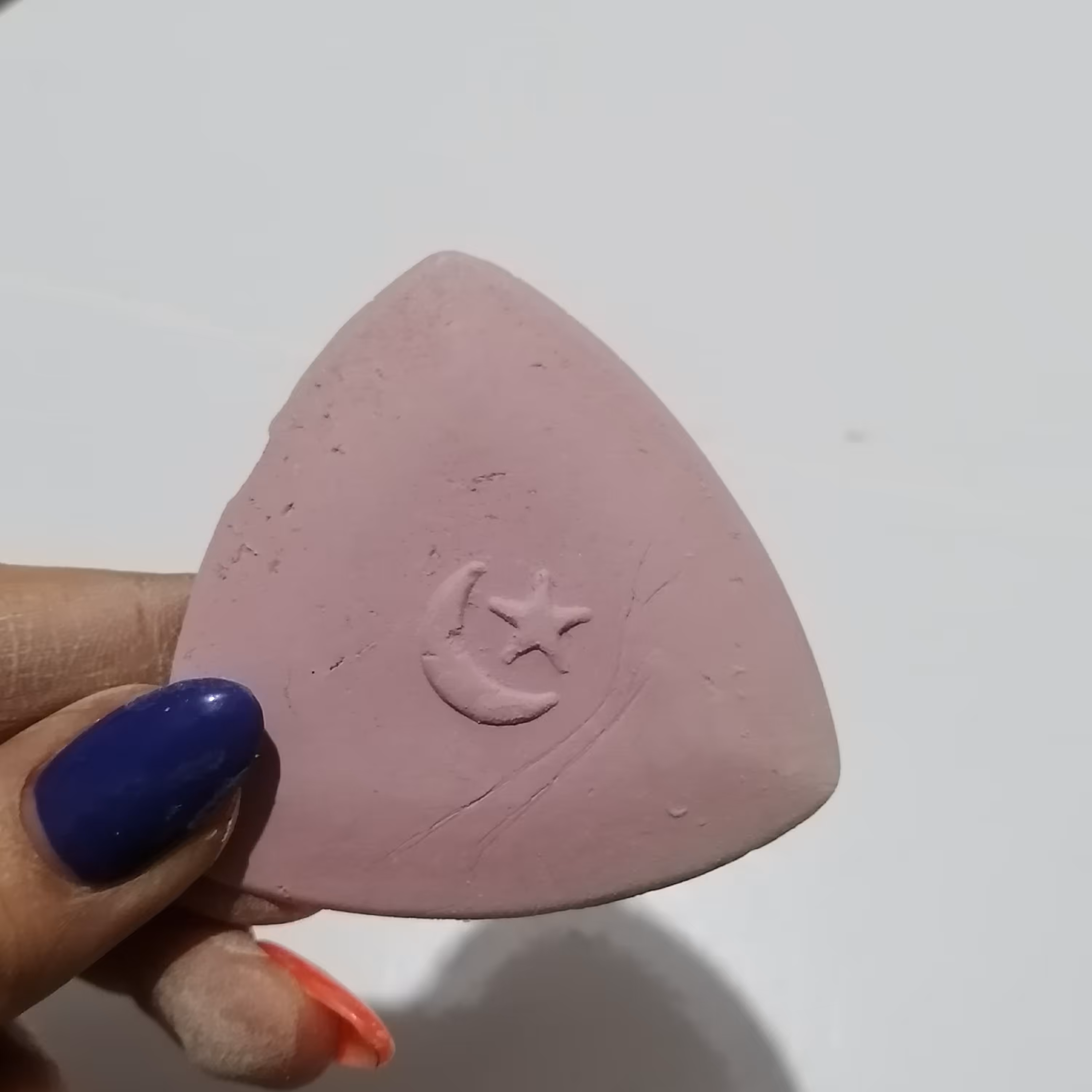 گچ صابون مل خیاطی رنگ صورتی 