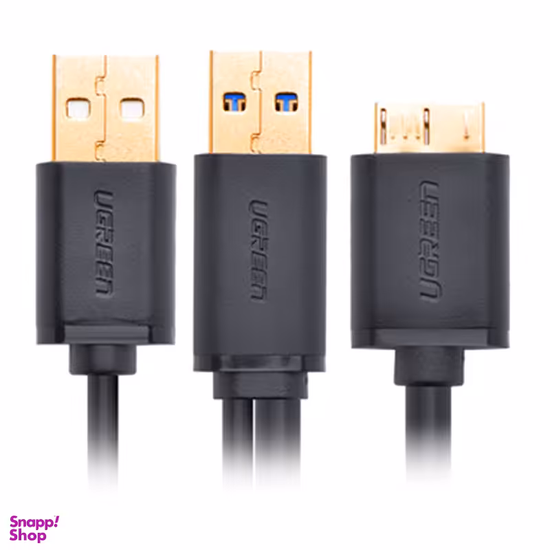 کابل Micro USB 3.0 همراه پورت تقویت کننده USB 2.0 یوگرین (Ugreen) مدل US140