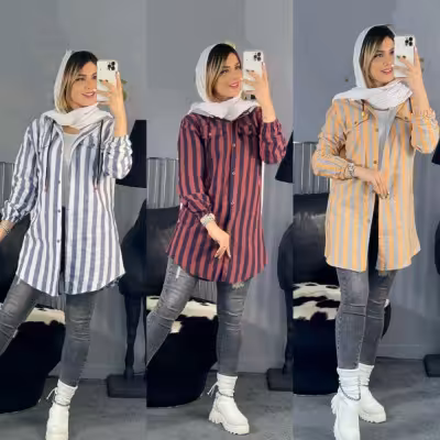 مانتو پشمی پاییزه (کلاهدار و بدون کلاه)