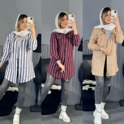 مانتو پشمی پاییزه (کلاهدار و بدون کلاه)