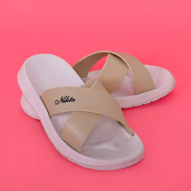 دمپایی  نیکتا B-492-S کد3066  کرم 