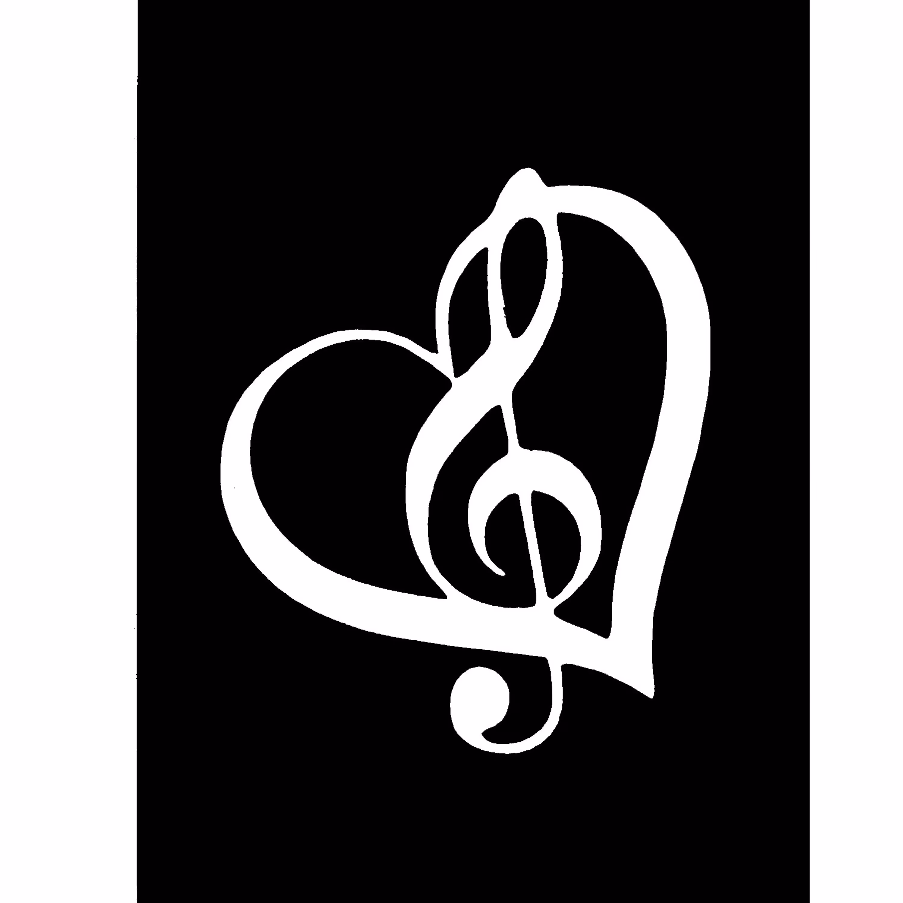 شابلون تتو موقت مدل نت موسیقی 104 مجموعه 2 عددی