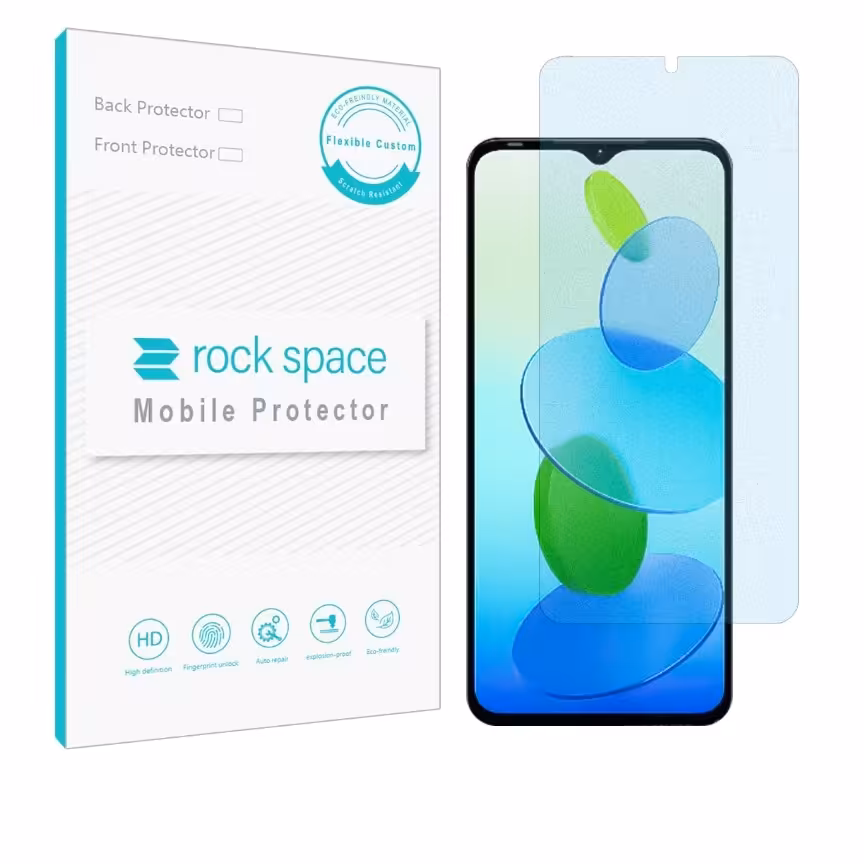  گلس نانو مات بلوکات (ضد اشعه آبی) و ضد ضربه گوشی اینفینیکس hot 12i برند راک اسپیس











