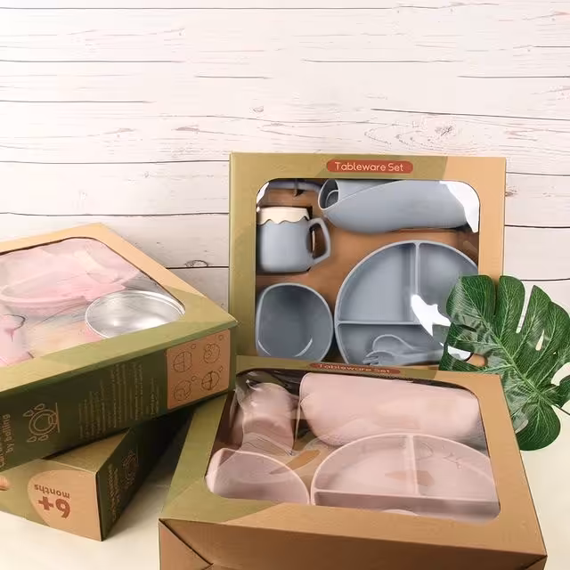 ست ظرف غذا تمام سیلیکونی خارجی 6 تکه