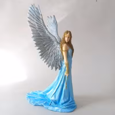 مجسمه فرشته هانیل .. پلی استر .. پرداخت و رنگ آمیزی ظریف و دقیق قلمو
