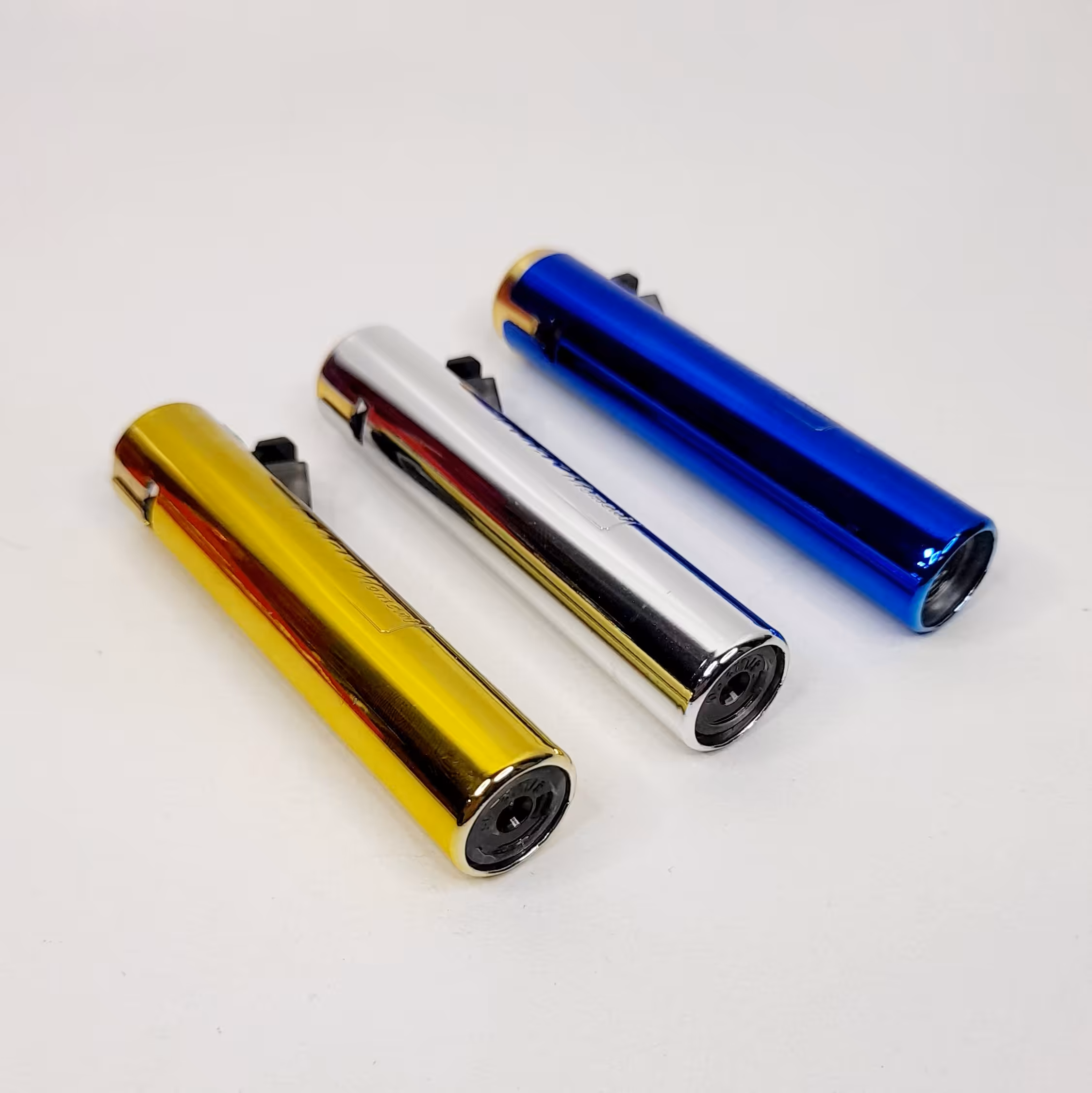 فندک گرد سنگی Max Momeni براق تک رنگ بسته 1 عددی