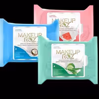 دستمال مرطوب پاک کننده صورتroz