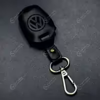 جاسوییچی چرم طبیعی گاوی مشکی مناسب فولکس