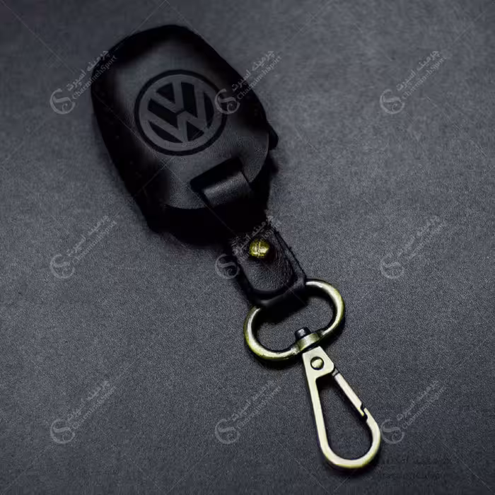 جاسوییچی چرم طبیعی گاوی مشکی مناسب فولکس