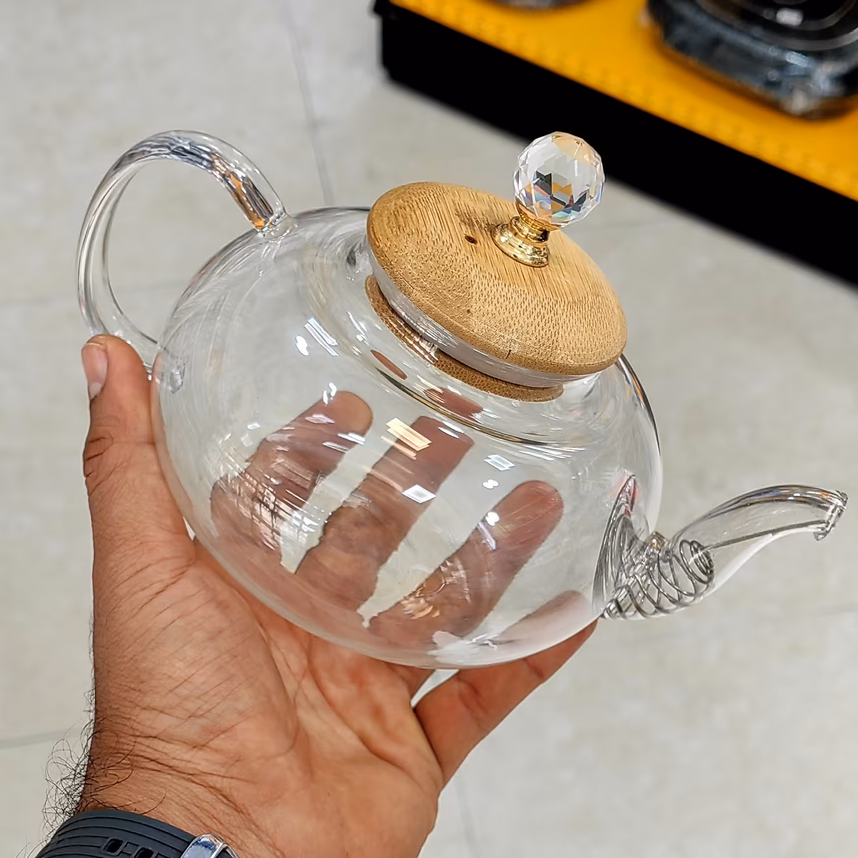 قوری پیرکس شعله مستقیم 800 میل