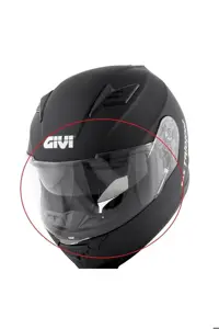 محصولات ضروری موتورسیکلت سفید Z2493TR کلاه ایمنی شیشه ای 50.5 Givi
