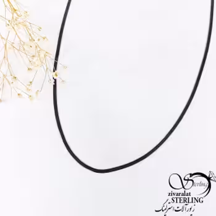 زنجیر ماری استیل مشکی با کد 11300