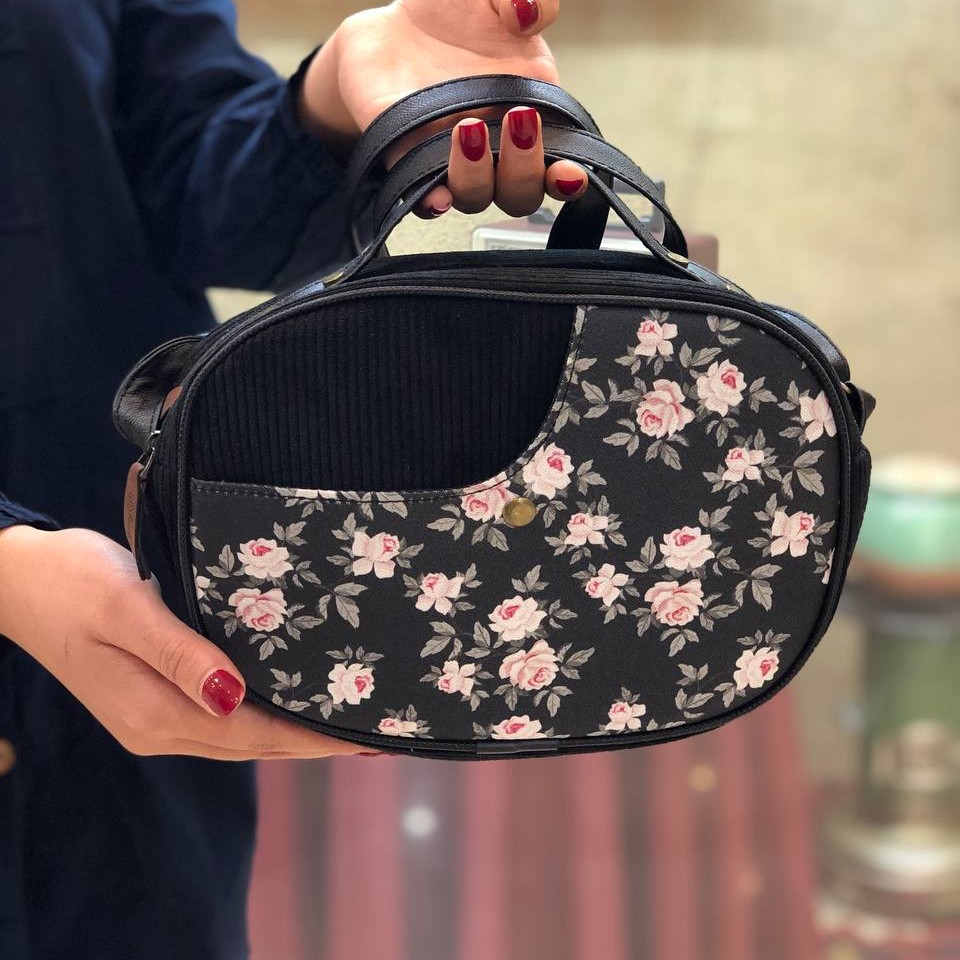 کیف دوشی زنانه و دخترانه دو طرفه مخمل کبریتی در رنگ بندی متفاوت (کیف دستی و کیف دوشی دو رو و دو طرفه و قابل شست و شو )