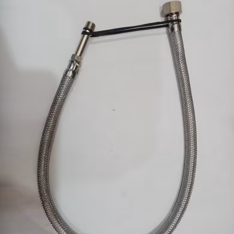 شلنگ حصیری ( پیسوار ) تک پایه 3/8 آلومینیومی 50 سانتی متر هانه Haneh