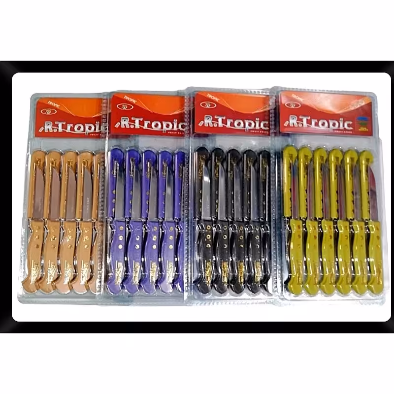 کارد میوه خوری 12 عددی تیز