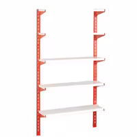 قفسه مدل سوپری 5 طبقه سایز 95x30 پایه 2.5 متری(ارسال پس کرایه و به عهده مشتری)