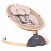 تاب و گهواره برقی کیکابو مدل اشلی 5 سرعته فرم الومینیوم با دیزاین چوب سوپر لوکس و با کیفیت عالی  kikkaboo Ashlee