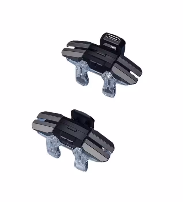 دسته بازی موبایل لیزری 6 انگشتی کالاف دیوتی و پابجی مدل JS65