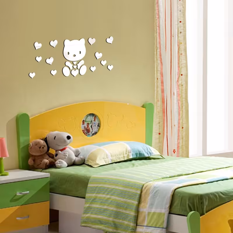 آیینه پلکسی پرشین استیکر طرح کیتی