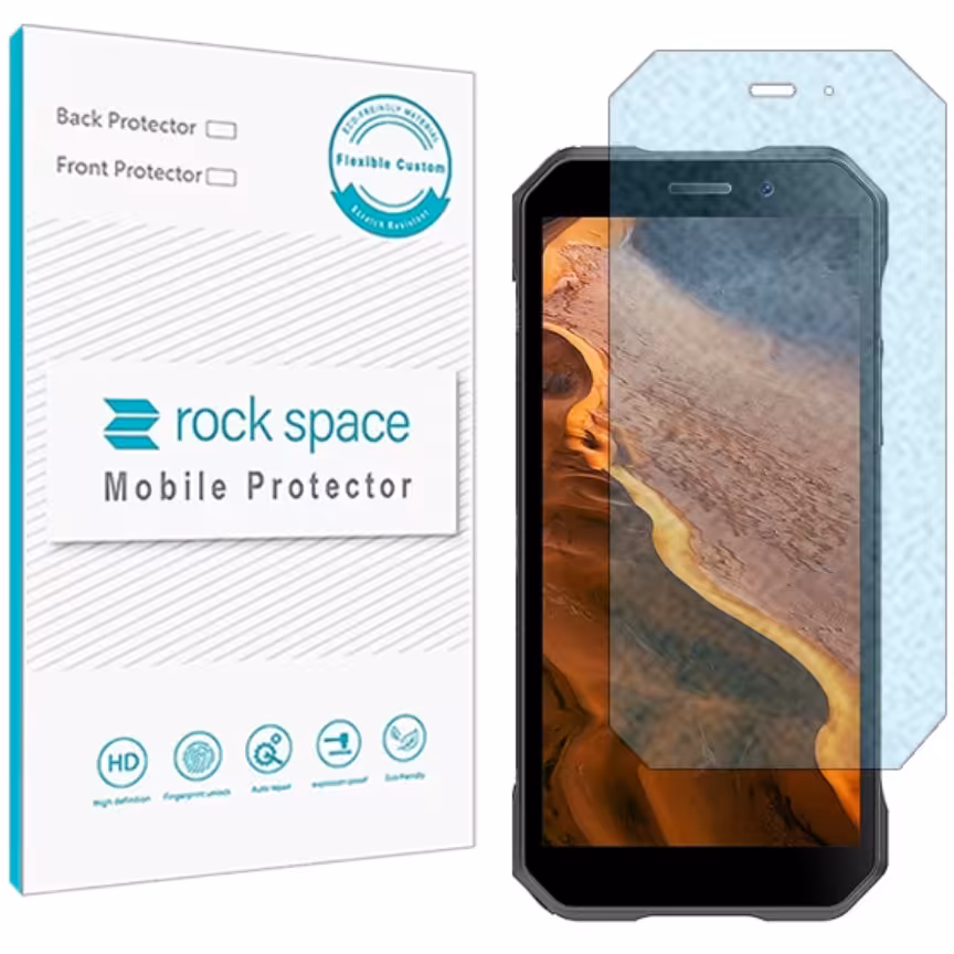  گلس نانو مات بلوکات (ضد اشعه آبی) و ضد ضربه دوجی S61 برند راک اسپیس  