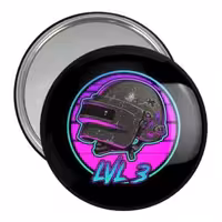 آینه جیبی خندالو طرح بازی پابجی کد 3799