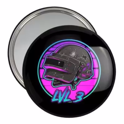 آینه جیبی خندالو طرح بازی پابجی کد 3799