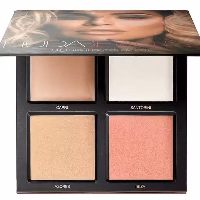 پالت هایلایتر 4 رنگ هدی بیوتی مدل پینک