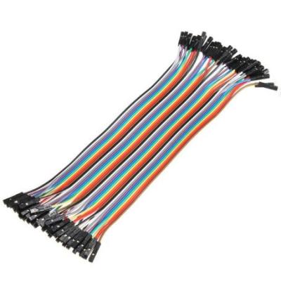 مجموعه 4 عددی سیم جامپر ماده به ماده 20cm فلت 40 رشته