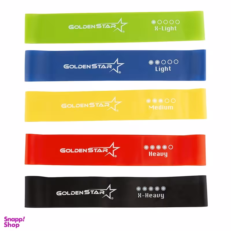 کش پیلاتس مدل 5 مقاومت NK-6842 مجموعه 5 عددی