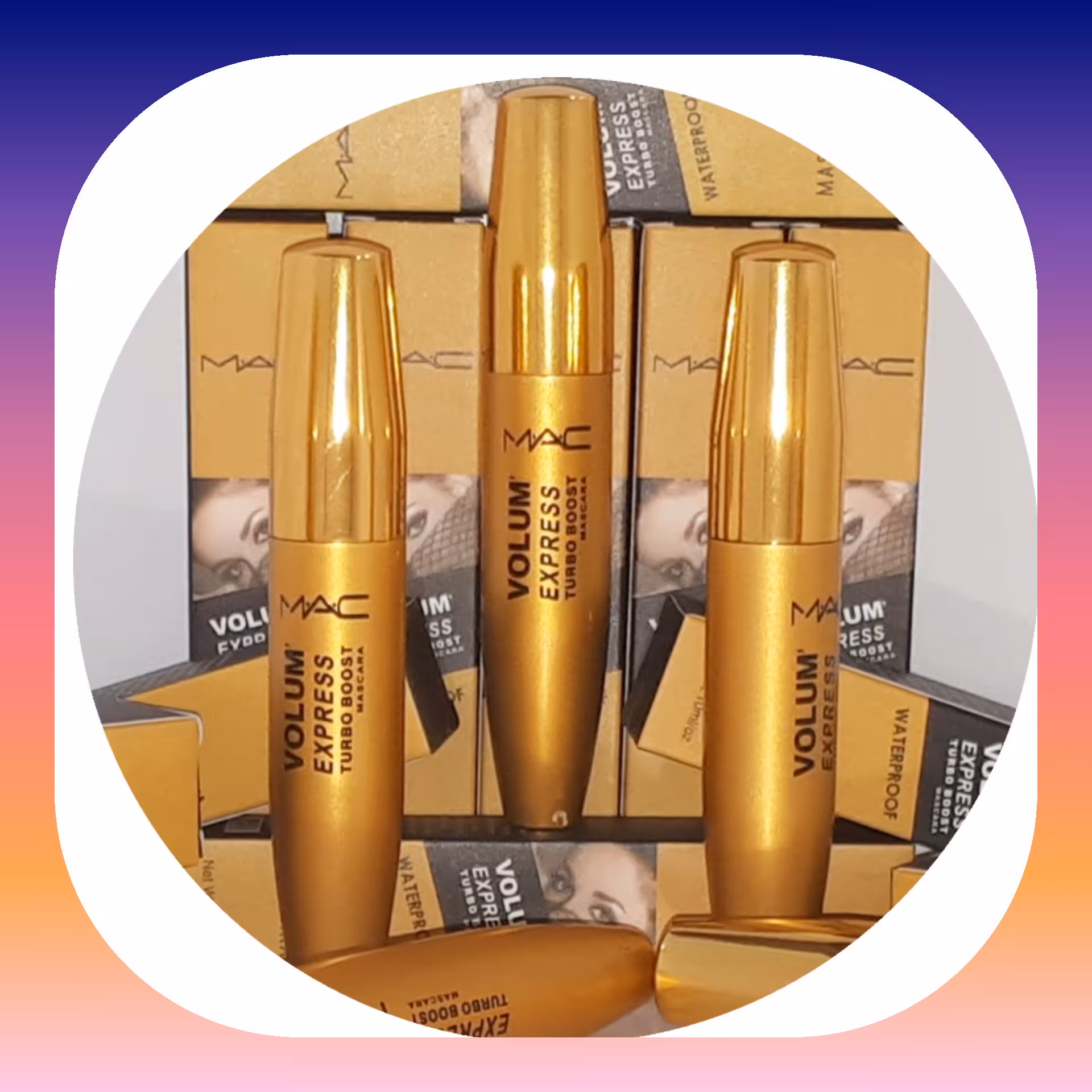 پک 4 عددی ریمل مک طلایی فقط 100 هزار تومان/پر از مایع تازه/