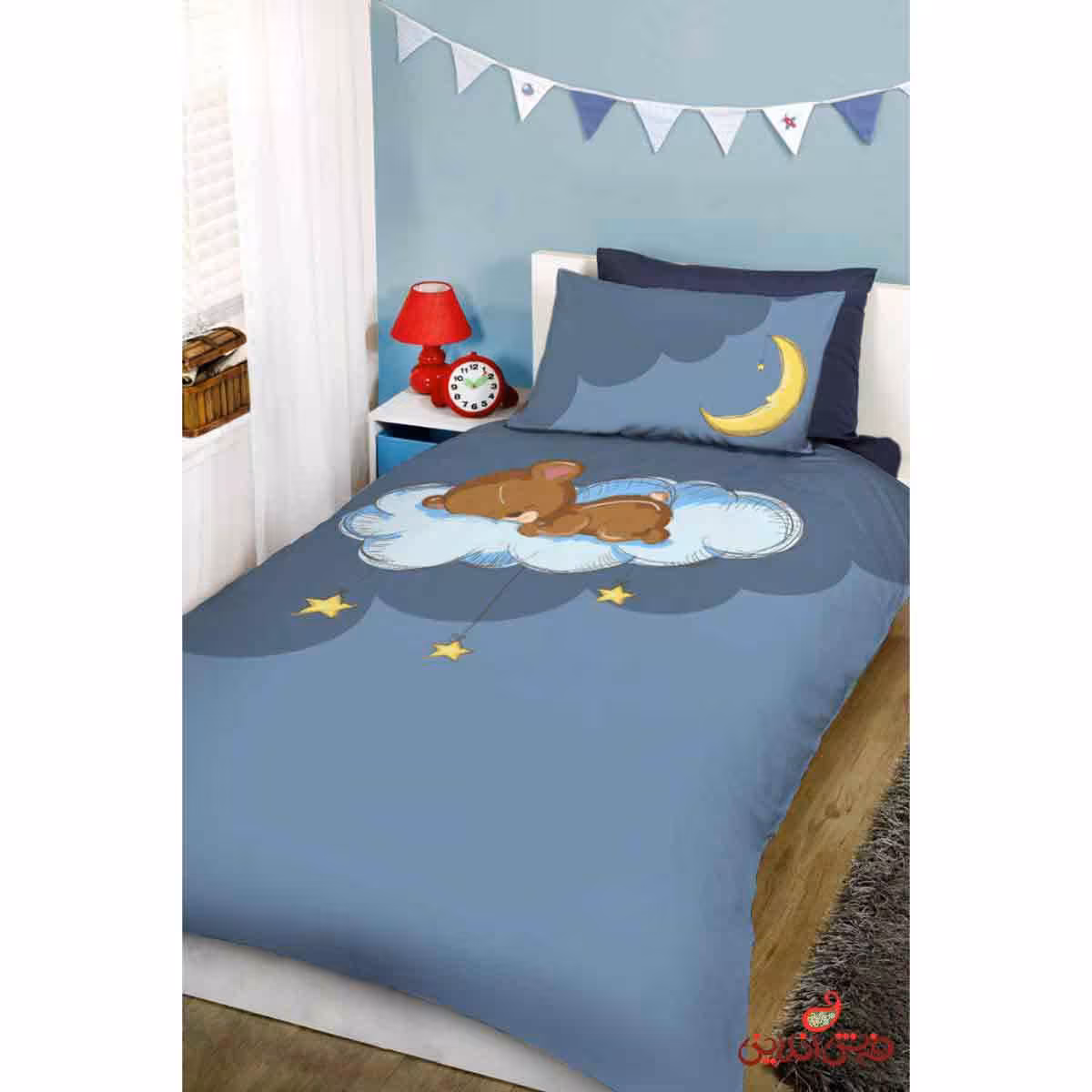 روتختی طرح خرس تدی و ابر کد 2679